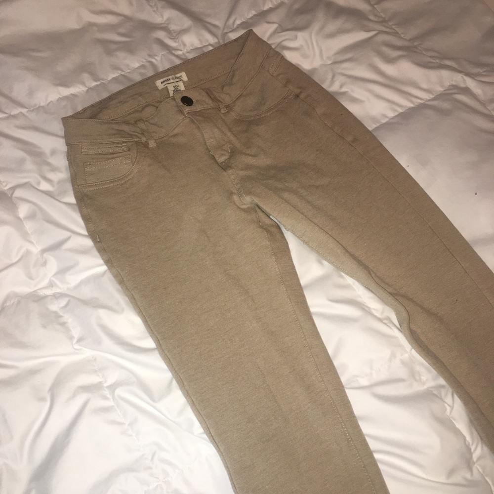 Khaki Colored Jeggings